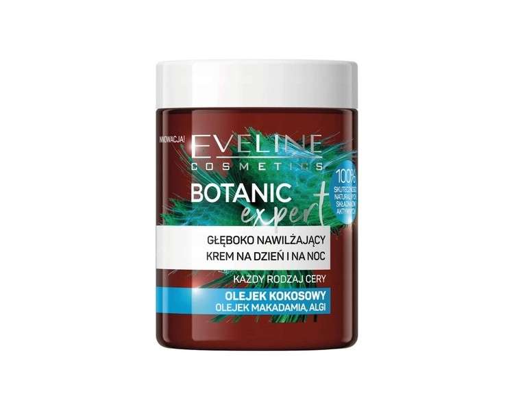 Eveline Botanic Expert Deeply Moisturizing Day and Night Cream with Coconut Oil 100ml