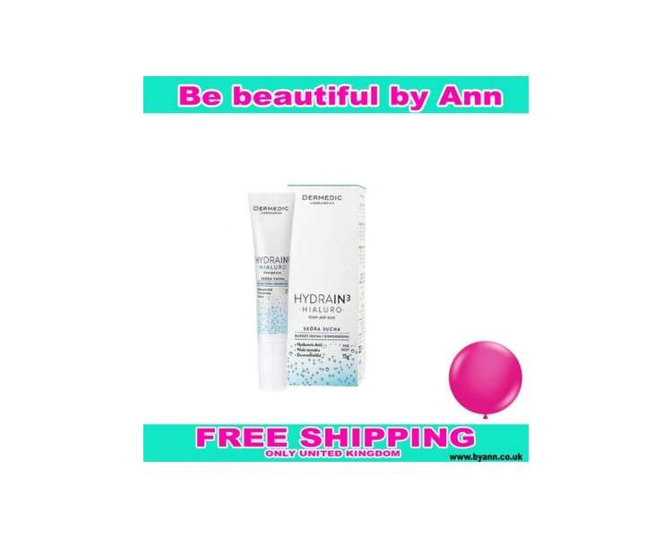 Dermedic Hydrain 3 Hyaluronic Eye Cream 15g