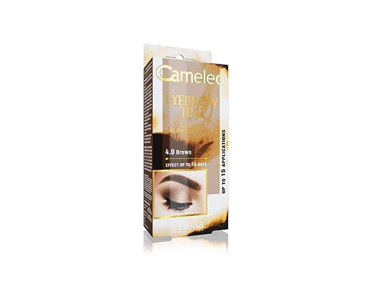 Cameleo Brown Eyebrow Dye Creamy Consistency Long Lasting Effect up to 15 Days Henna Eyebrow Dye