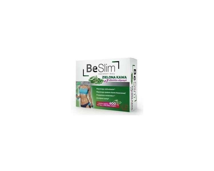 COLFARM Be Slim Green Coffee Weight Loss Support Tablets