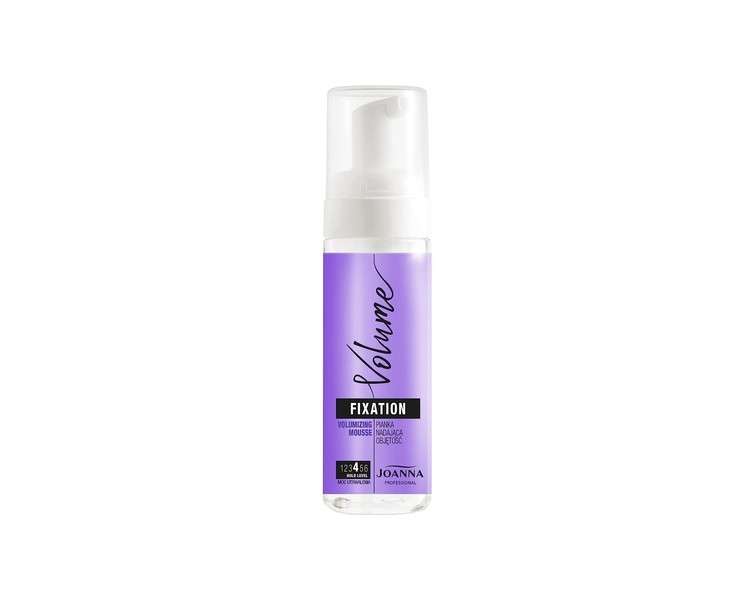 JOANNA Professional Volumizing Foam - Volumizing and Firming Hair Foam - Visually Increases Hair Volume - Strengthens and Moisturizes Hair Structure - 150ml