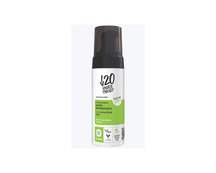 Under Twenty Anti-Acne Active Detoxifying Foam with Glycolic Acid and Raspberry