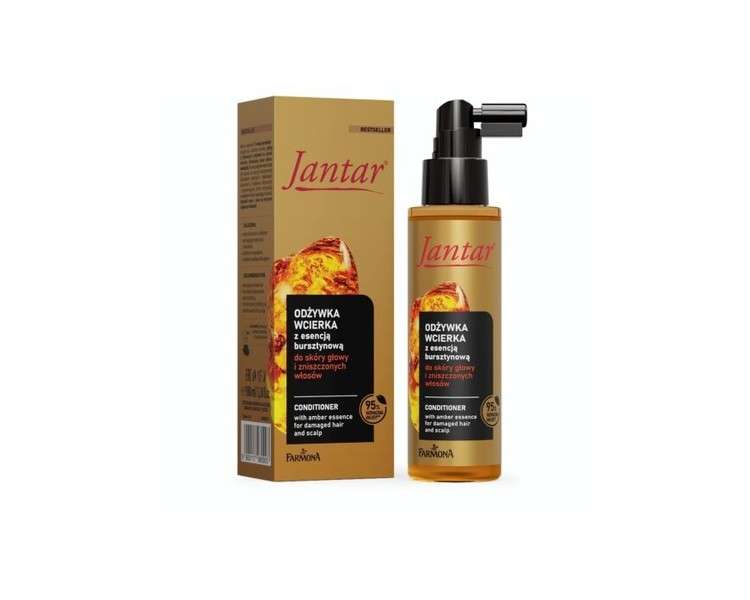 Farmona Jantar Regenerating Rub-In Conditioner Amber Essence for Damaged Hair 100ml