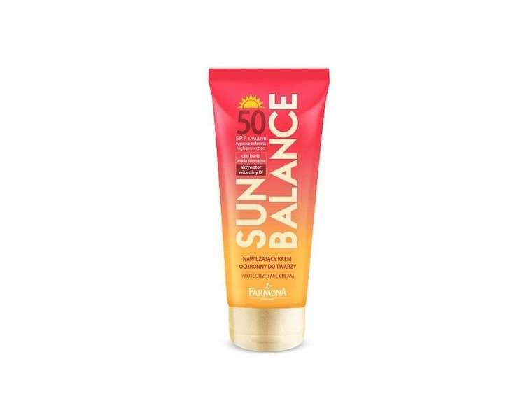 Farmona Sun Balance Waterproof Moisturizing Face Cream SPF50 50ml