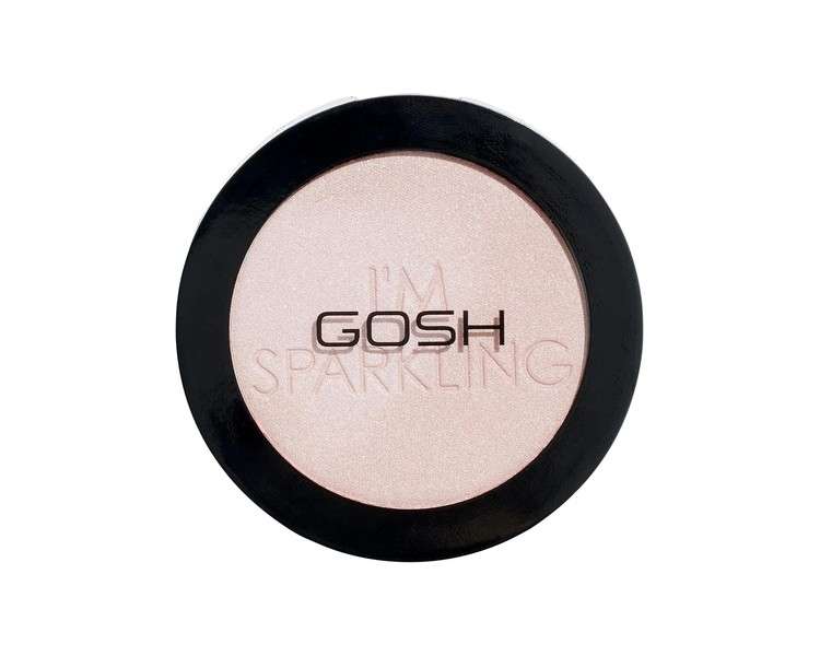 GOSH Powder Highlighter I'm Sparkling for Face and Body Long-lasting Illuminator Makeup 003 Pearl Dust