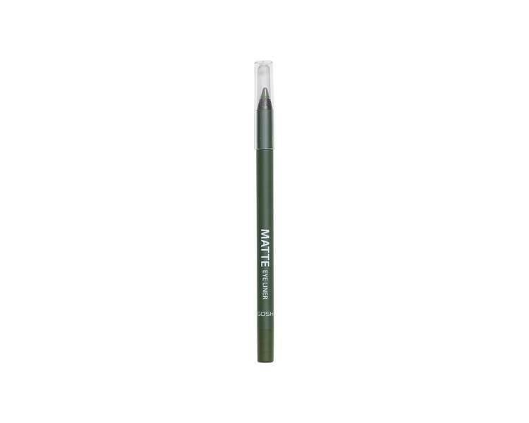 GOSH Matte Eyeliner in Intense Black Creamy Soft Texture High Coverage Ideal for Smokey Eyes Perfect with Mascara Vegan and Fragrance-Free 1 Stück