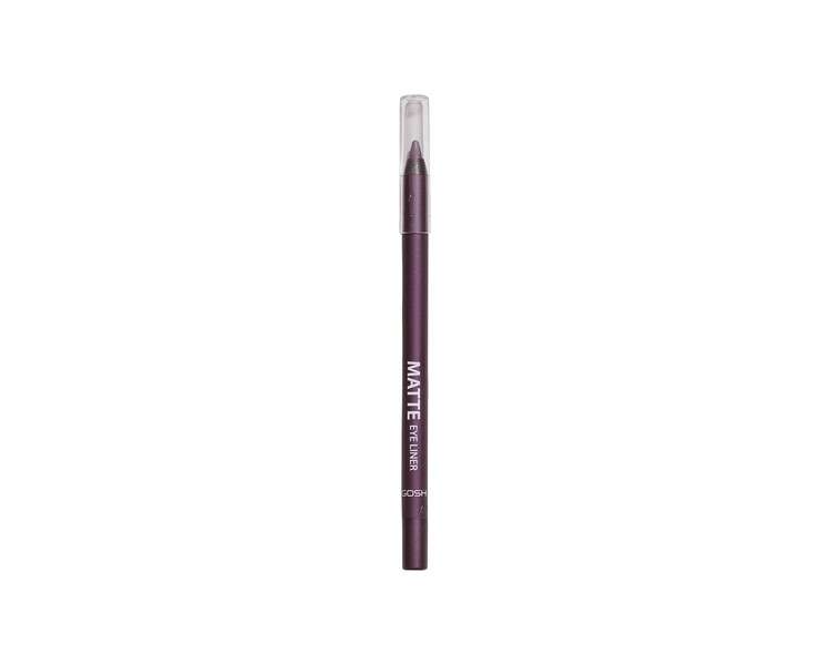 GOSH Matte Eyeliner in Intense Black 016 True Violet