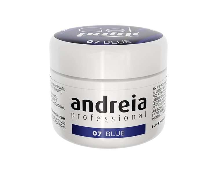 Andreia Professional Nail Art Design Gel Paint Pots 4g 07 Blue