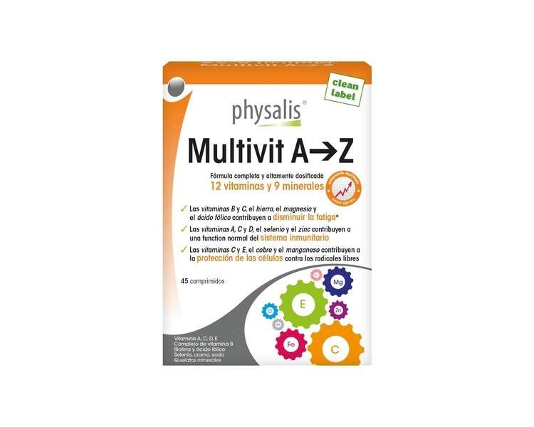 Physalis Multivit A-Z 45 Tablets