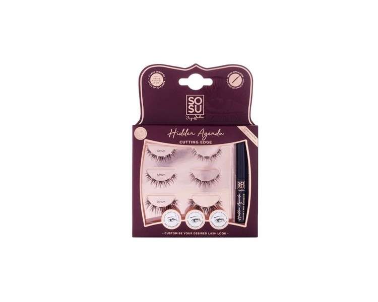 SOSU by SJ Hidden Agenda False Eyelashes Cutting Edge 10mm 12mm 14mm