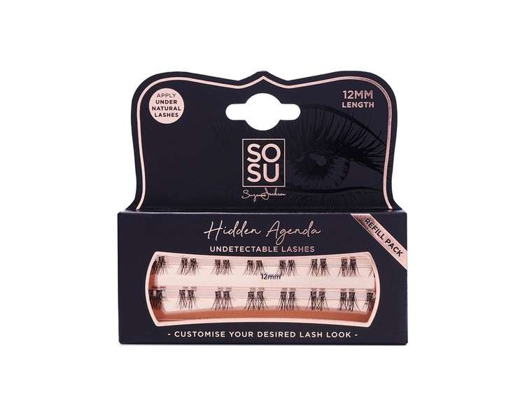 SOSU by SJ Hidden Agenda Refill Pack Undetectable Lashes 12mm Length