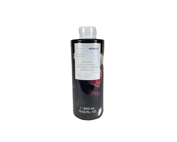 New Korres Renewing Body Cleanser 'Sugar Plum' 13.53 fl oz