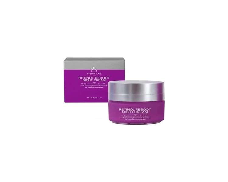 Youth Lab. Retinol Reboot Night Cream - Reduces Aging and Wrinkles - Regulates Excess Sebum - Radiant and Healthy Skin - 30ml