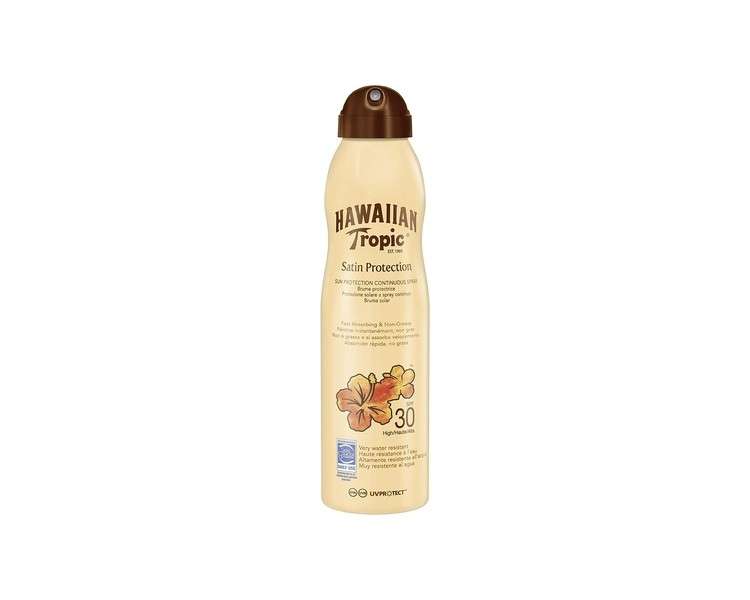 Hawaiian Tropic Satin Protection Sun Lotion Spray Spf30 220ml