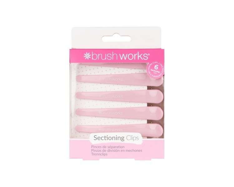 Brushworks Sectioning Clips - Pack of 6