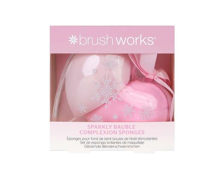 Brushworks Sparkly Bauble Complexion Sponges - Pack of 2