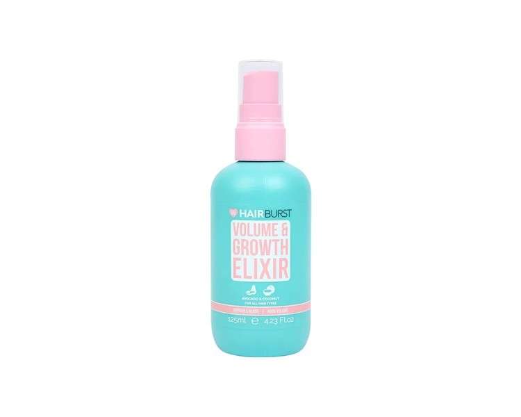 Hairburst Travel Size Volume and Hair Growth Elixir Spray - Holiday Cosmetics with Heat Protection - Healthy Hair Growth Boost - Mini Size Travel Elixir