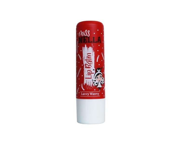 Miss Nella LUVVY WUVVY Red Hypoallergenic Children Lip Balm Non Toxic Makeup for Kids