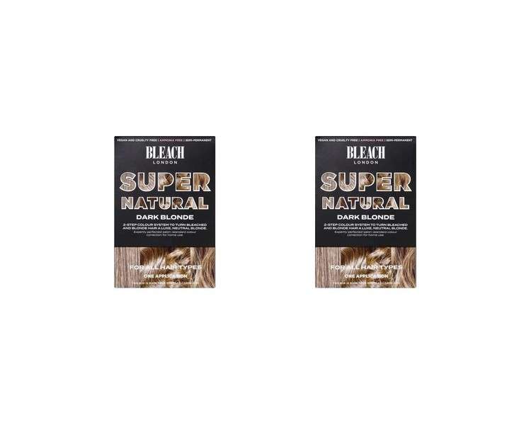 Bleach London Dark Blonde Super Natural Kit - Semi-Permanent Color Correction