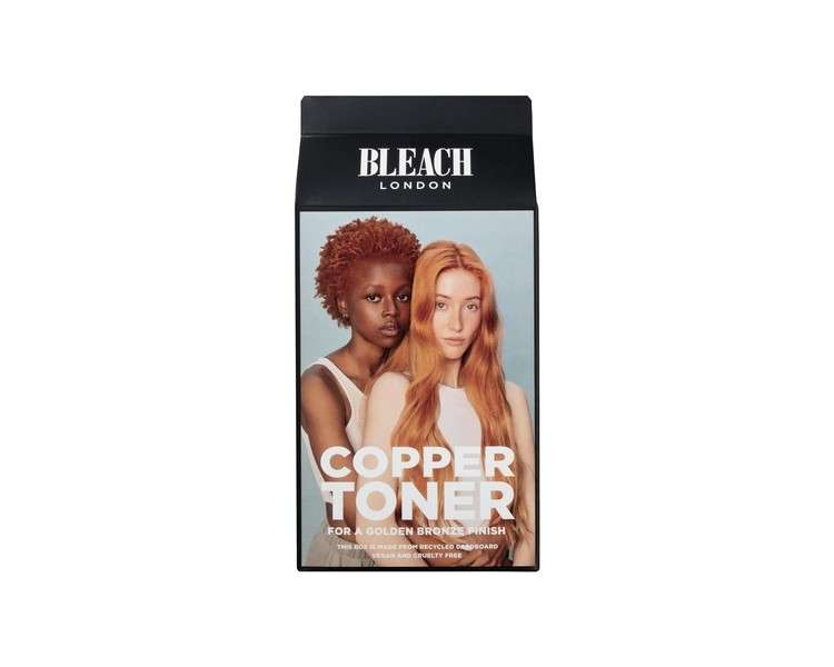 BLEACH LONDON Copper Toner Kit - Colour Depositing Formula for Soft Ginger Finish or Base - Vegan and Cruelty Free