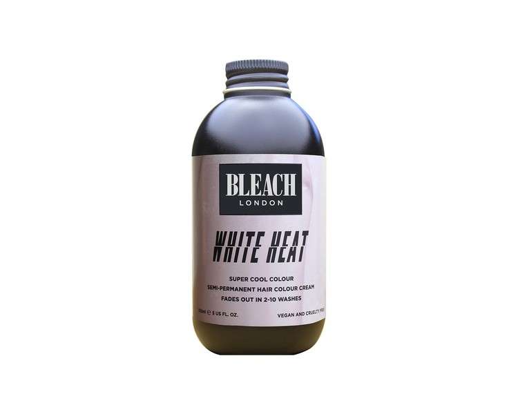 BLEACH LONDON White Heat Semi-Permanent Hair Colour Cool Neutral Blonde 150ml