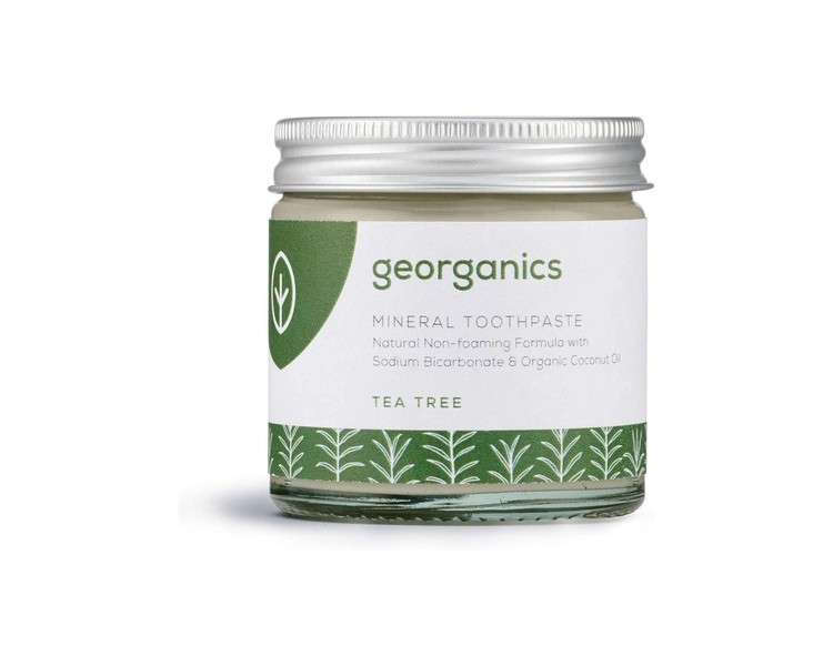 Georganics Natural Spearmint Flavour Whitening Toothpaste Powder 60ml