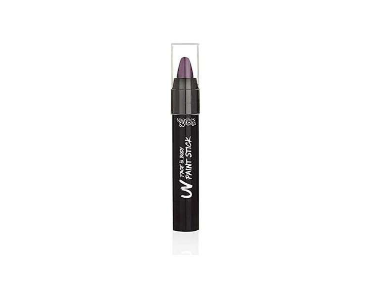 UV Paint Stick Body Crayon Neon Glow for Face and Body Purple