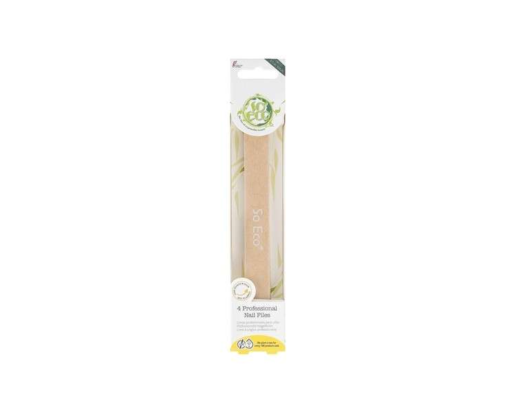 So Eco Professional Nail Files Beige - Pack of 4