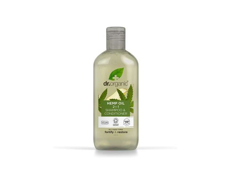 Dr. Organic 2 in 1 Hemp Oil Hair Shampoo and Conditioner 265ml
