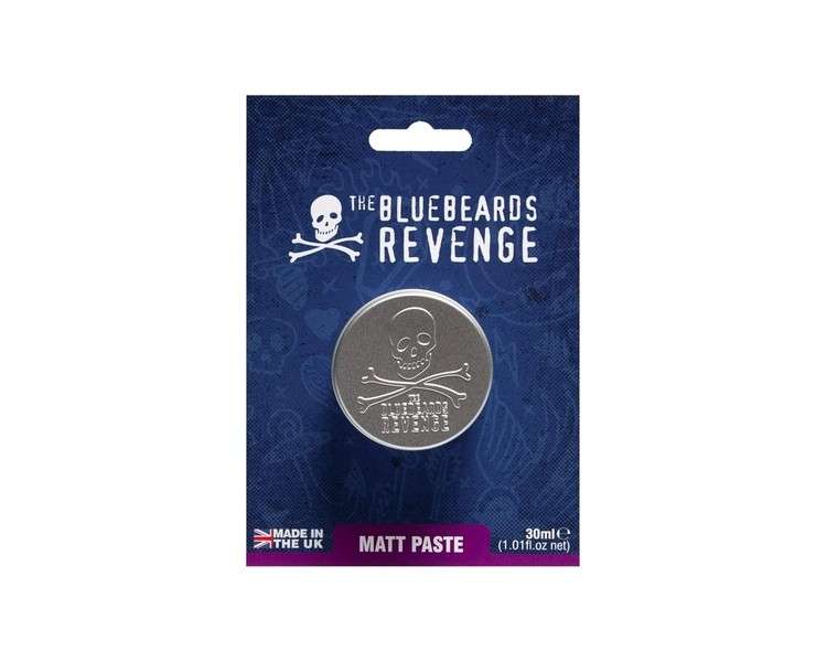 The Bluebeards Revenge Matt Paste for Men All in One Hair Styling Paste with Reworkable Medium Hold and Matt Finish 30ml