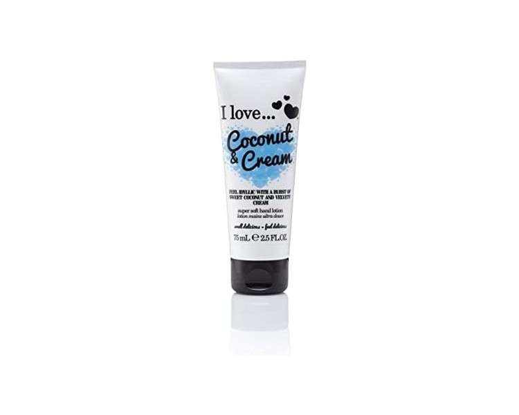 I Love Coconut & Cream Hand Lotion 75ml