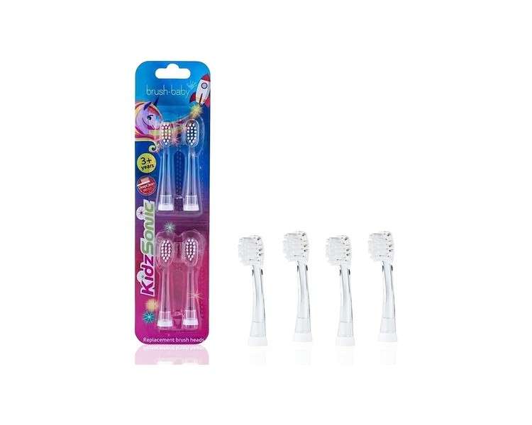 Brush-Baby KidzSonic Rocket and Unicorn Replacement Brush Heads Age 3+