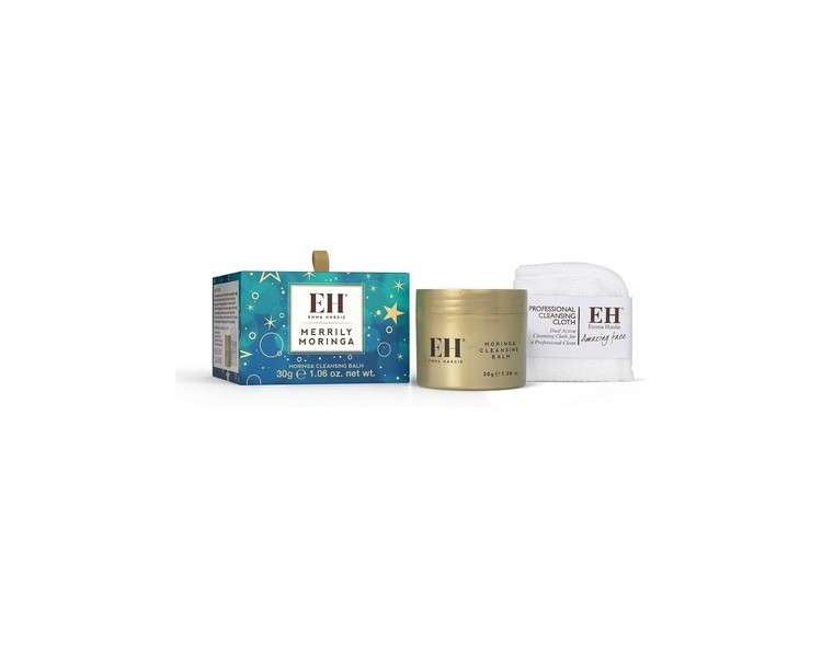 Emma Hardie Merrily Moringa Gift Set 30g Moringa Cleansing Balm & Mini Dual Action Cleansing Cloth