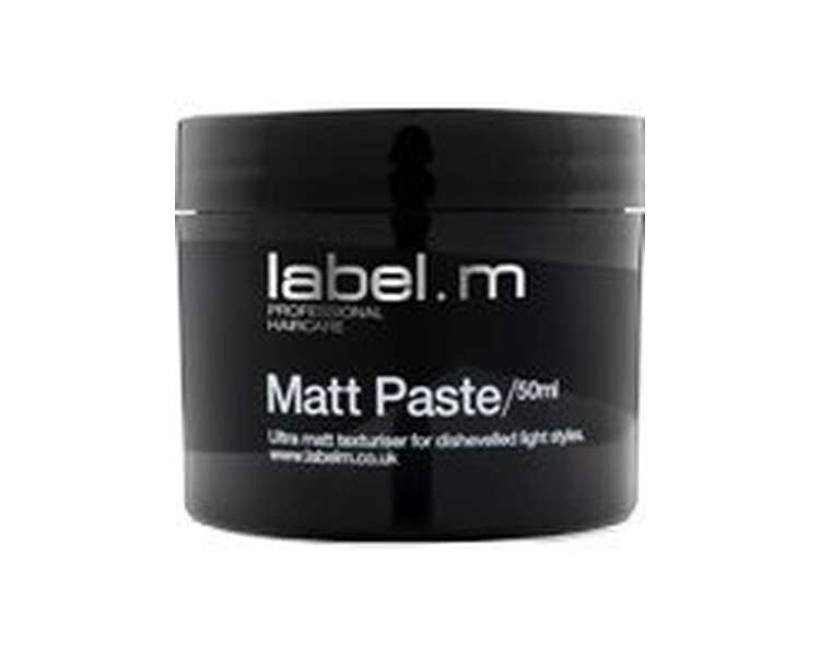 Label. M Matt Paste 4.05 oz
