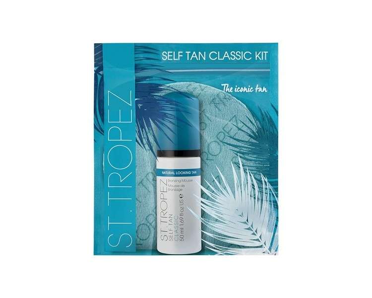 St. Tropez Self Tan Starter Kit Classic Fake Tan Mousse and Mitt Beauty Gift for Her