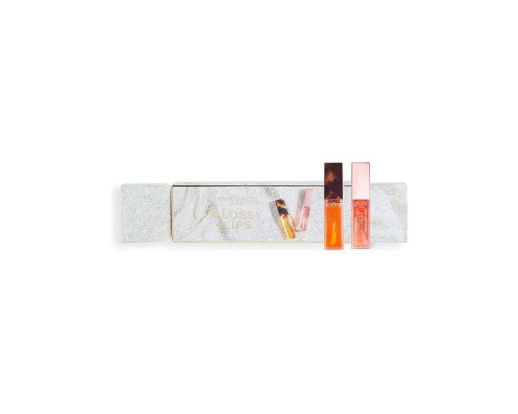 Revolution Pro Glossy Lips Set Rose Lip Oil and Glow Lip Oil Included