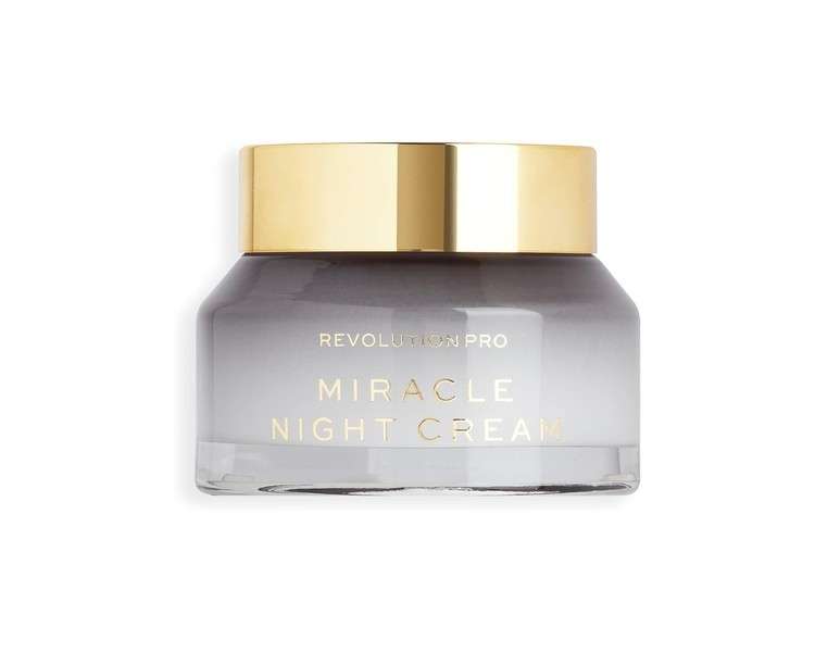 Revolution Pro Miracle Night Cream Smoother Plumper Younger-Looking Skin 50ml