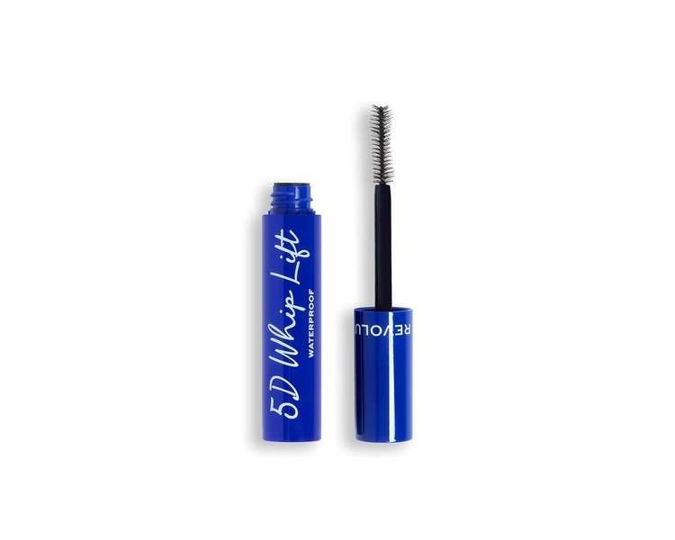 Makeup Revolution 5D Whip Lift Waterproof Mascara Maximum Curl Length & Volume Long Lasting Smudge-proof Black 12ml