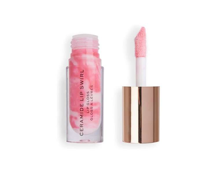 Makeup Revolution Lip Swirl Ceramide Gloss Lipgloss Sweet Soft Pink 4.5ml