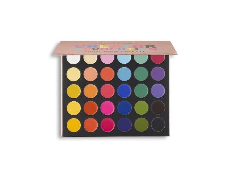 Makeup Revolution Creator Face Palette Colouring Book 30 Shades 30g