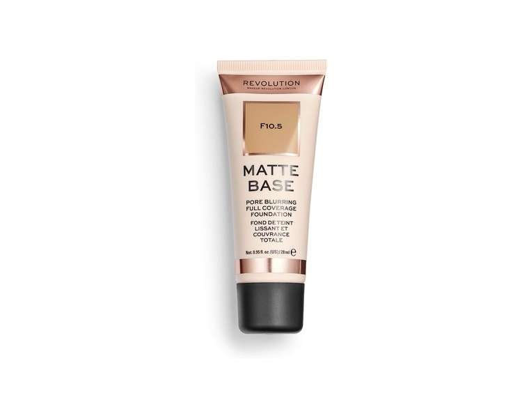 Makeup Revolution Matte Base Foundation F10.5 28ml