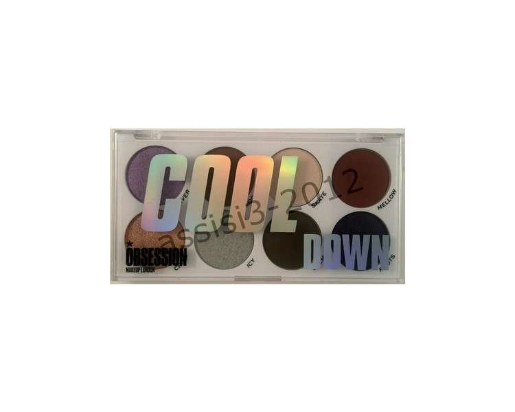 Makeup Revolution Makeup Obsession Eyeshadow Palette in Cool Down - Sealed