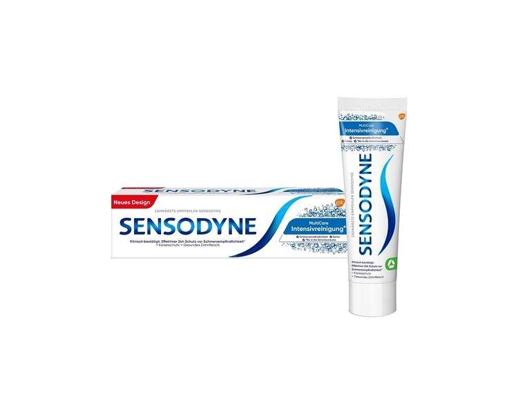 Sensodyne MultiCare Intensive Cleaning Toothpaste with Fluoride 75ml