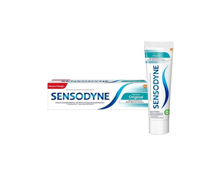 Sensodyne MultiCare Original Toothpaste with Fluoride for Sensitive Teeth 75ml