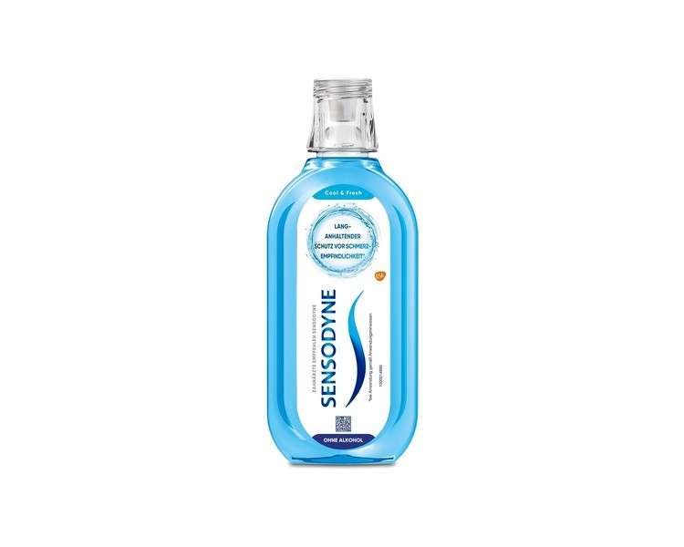 Sensodyne Cool & Fresh Daily Mouthwash with Fluoride 500ml for Sensitive Teeth