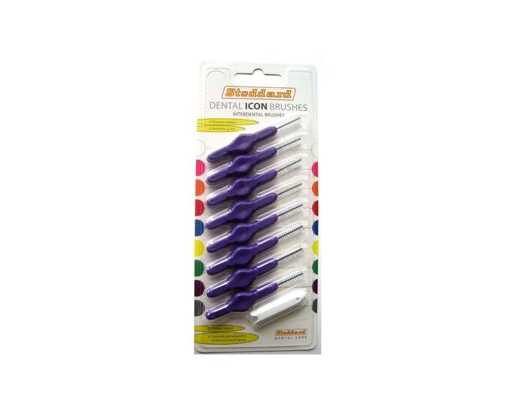 Stoddard ICON Soft Interdental Brushes Large 6mm Purple