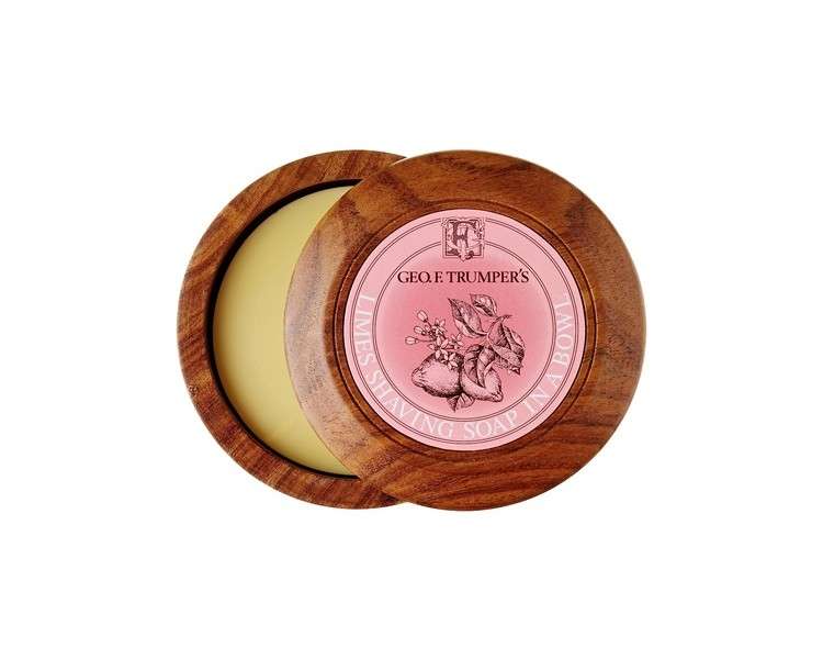 Geo F Trumper Wooden Shave Bowl Extract of Limes Normal 80g