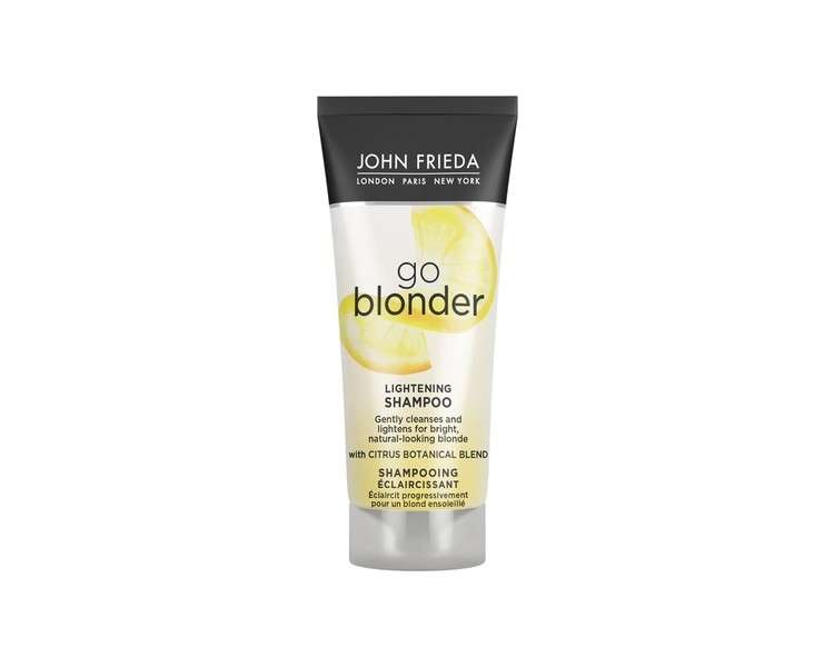 John Frieda Go Blonder Lightening Shampoo for Blonde Hair Travel Size 75ml