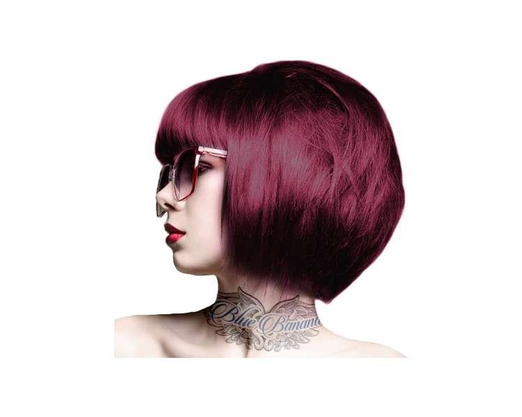 Crazy Colour Semi Permanent Hair Colour Cream 100ml Burgundy 61 Ivory 100ml