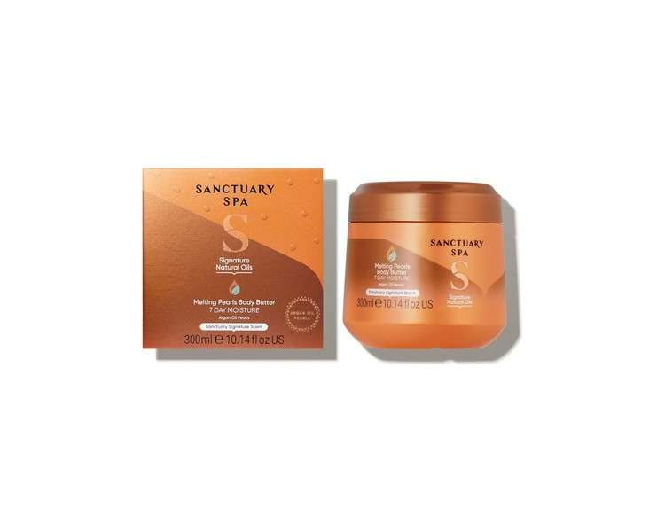 Sanctuary Spa Melting Pearl Body Butter with Shea Butter and Argan Oil 300g